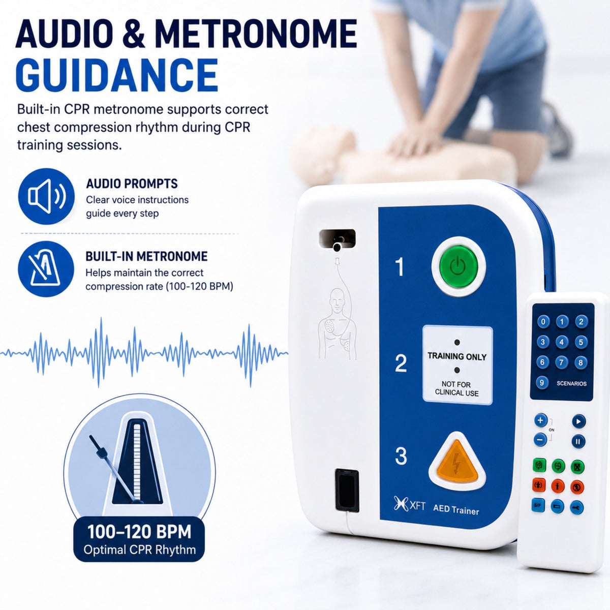 AED TRAINER MODEL: XFT-120C+