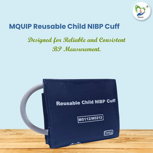 Reusable Child NIBP Cuff (Size 18-26 cm), (Pack of 5)