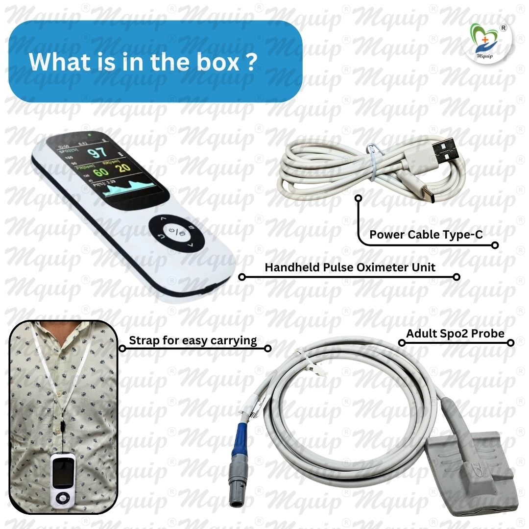 Handheld Pulse Oximeter Model- OXYQUIP