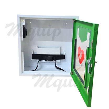 AED Cabinet Model – Cabby White 2.0 (Green)