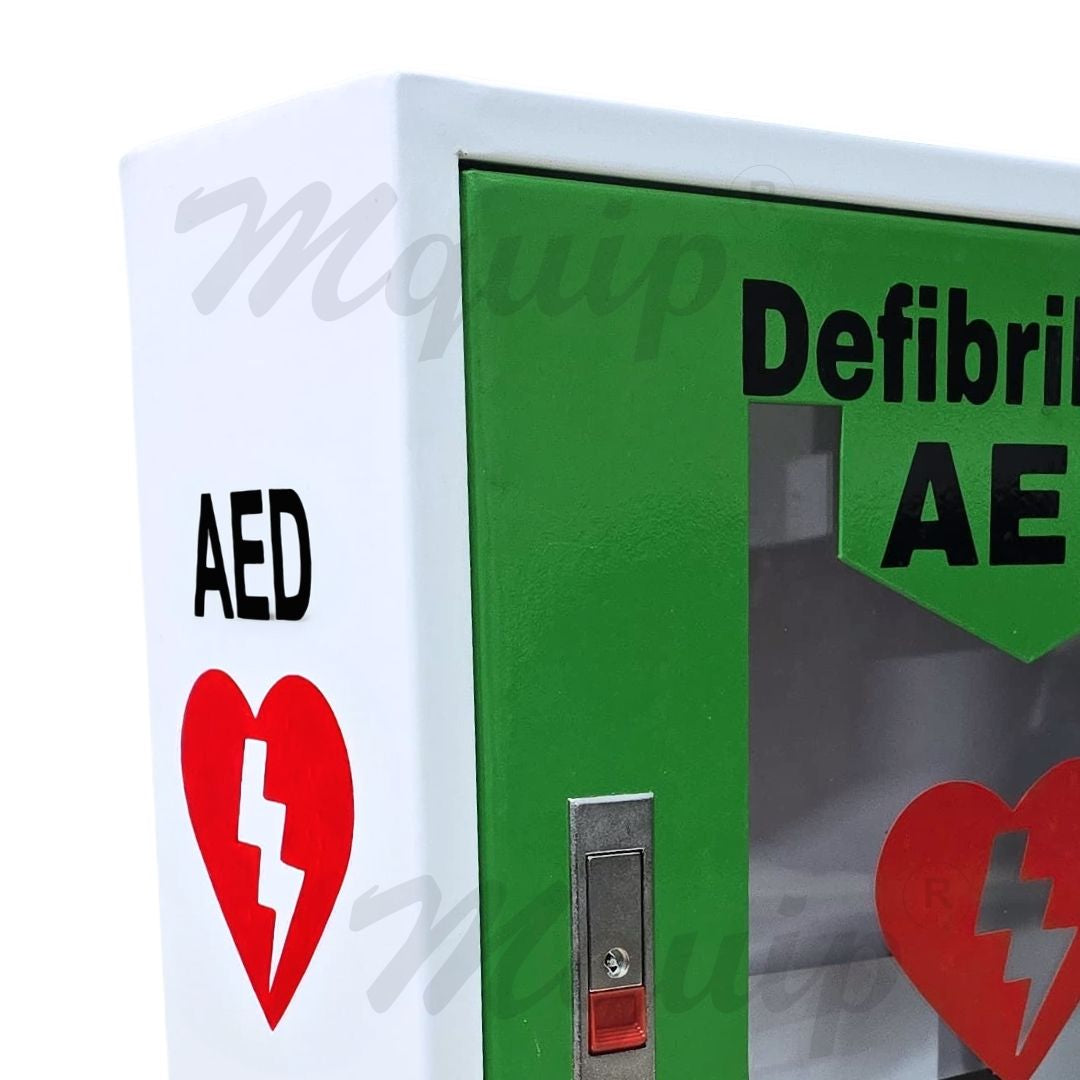 AED Cabinet Model – Cabby White 2.0 (Green)
