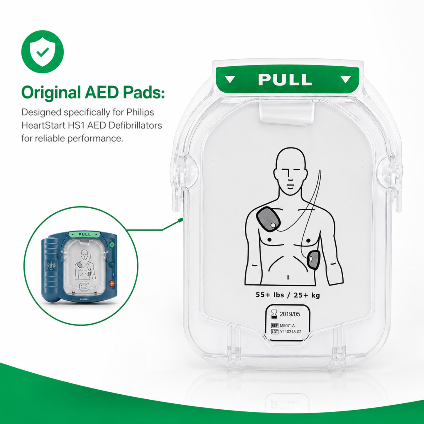 Philips AED Pad for HS1 (M5071A)