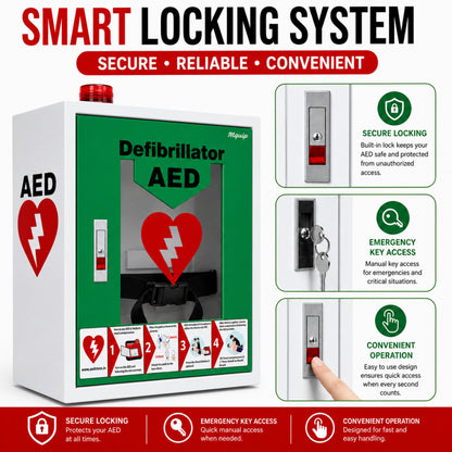 AED Cabinet – Cabby Star (Green)