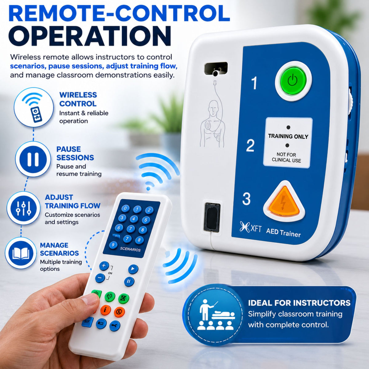 AED TRAINER MODEL: XFT-120C+