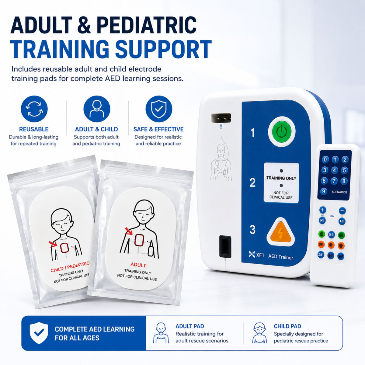 AED TRAINER MODEL: XFT-120C+