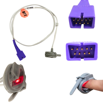 Neonatal SPO2 Probe and Sensor Compatible with Nellcor (9 Pin)