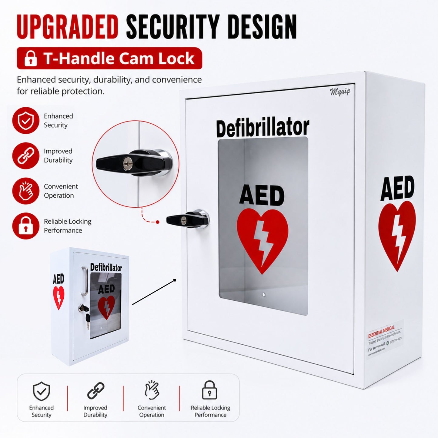 AED Cabinet Model- Cabby-ECO