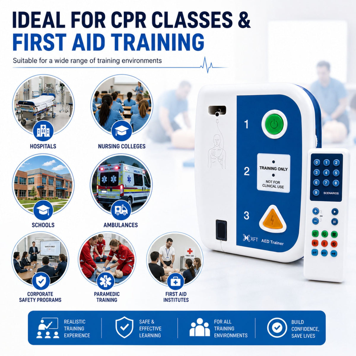 AED TRAINER MODEL: XFT-120C+