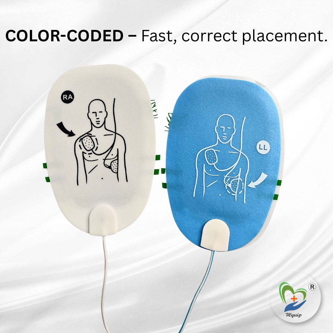 AED PAD COMPATIBLE FOR RADIAN QBIO HR-501