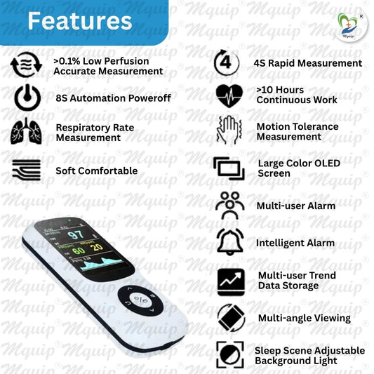 Handheld Pulse Oximeter Model- OXYQUIP