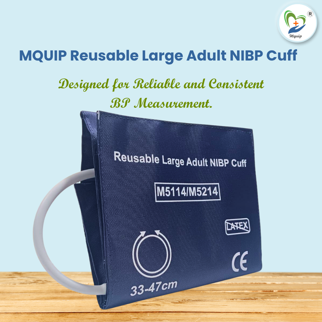 Reusable Large Adult NIBP Cuff (Size 33-47 cm)