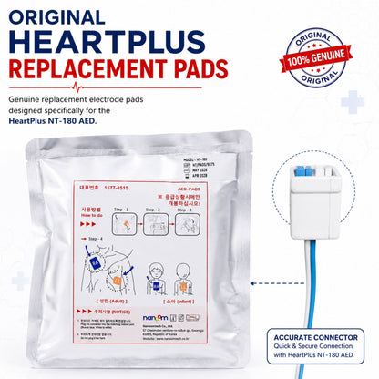 AED PAD FOR HEARTPLUS AED MODEL: NT-180