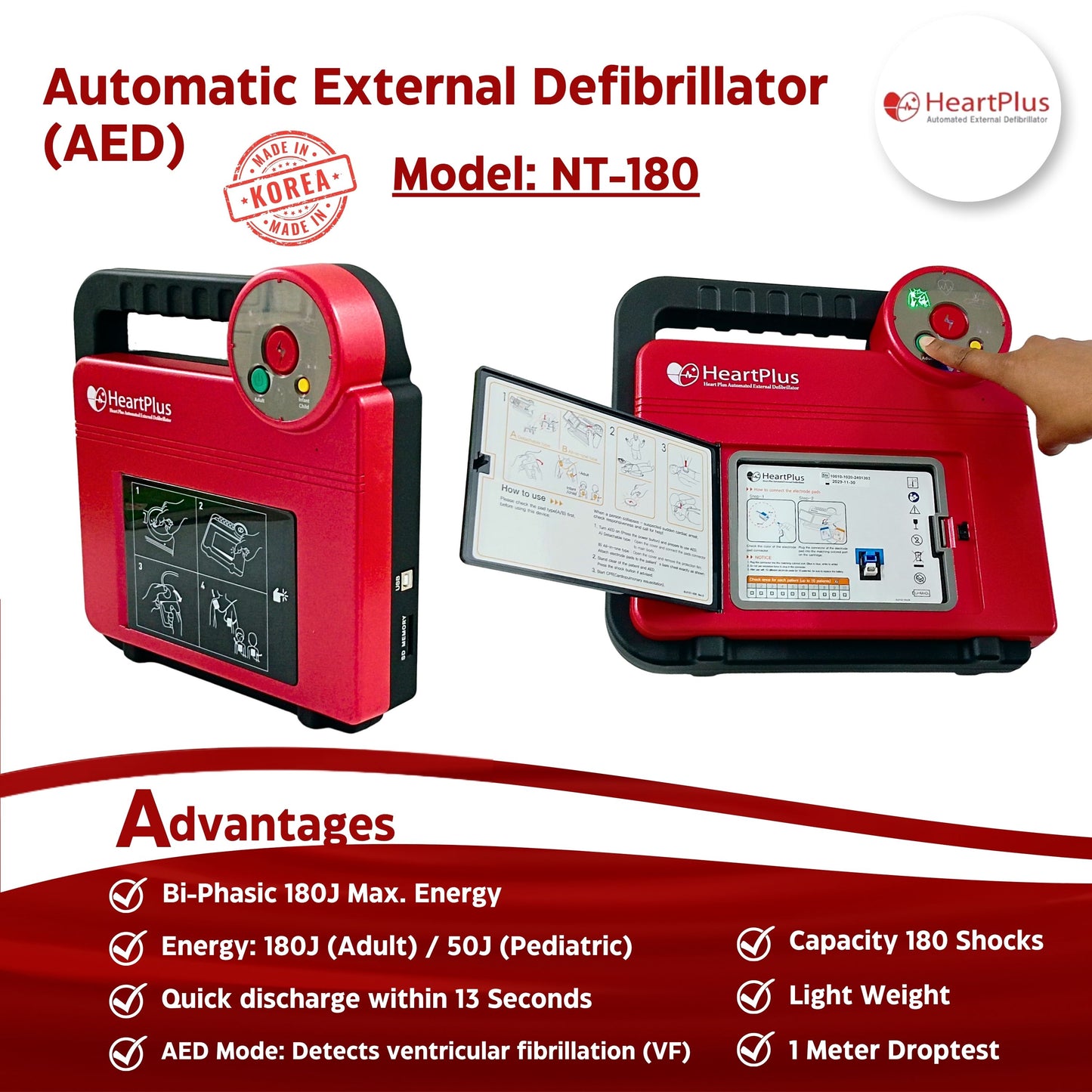 Automatic External Defibrillator – AED (Made in Korea)