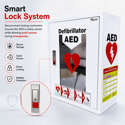 AED Cabinet Model – Cabby White 2.0 (White)
