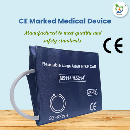 Reusable Large Adult NIBP Cuff (Size 33-47 cm)