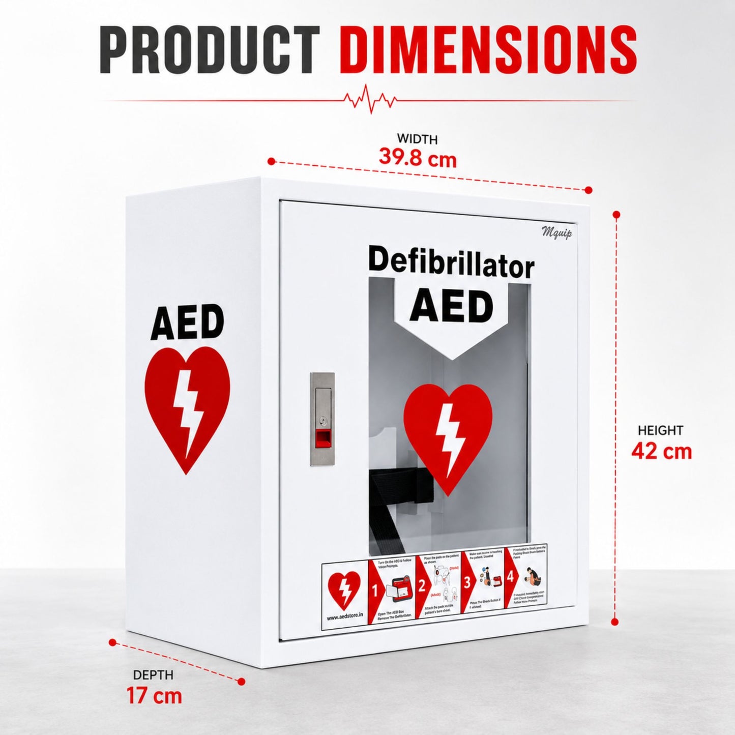 AED Cabinet Model – Cabby White 2.0 (White)