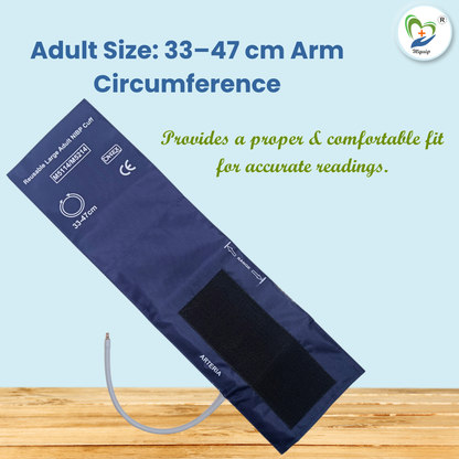 Reusable Large Adult NIBP Cuff (Size 33-47 cm)