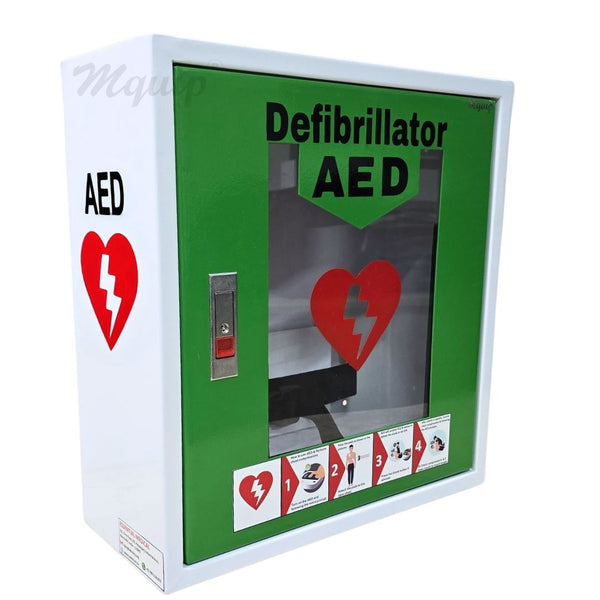 AED Cabinet Model – Cabby White 2.0 (Green)