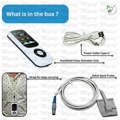 Handheld Pulse Oximeter Model- OXYQUIP