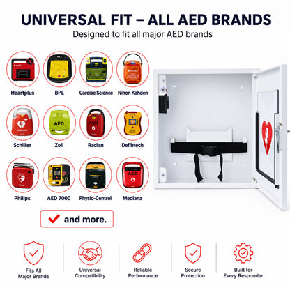 AED Cabinet Model – Cabby White 2.0 (White)