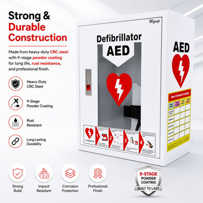 AED Cabinet Model – Cabby White 2.0 (White)