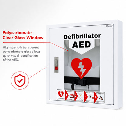AED Cabinet Model – Cabby White 2.0 (White)