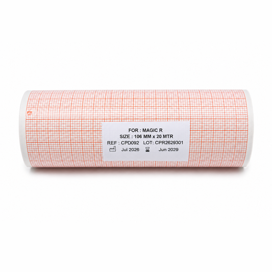 ECG Paper Compatible with Maestros Magic R ECG Machine (Pack of 10)