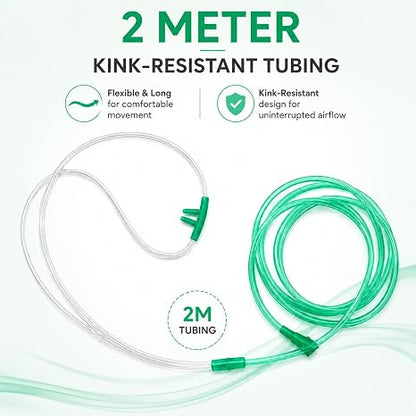 Adult Nasal Oxygen Cannula with 2 meter tubing