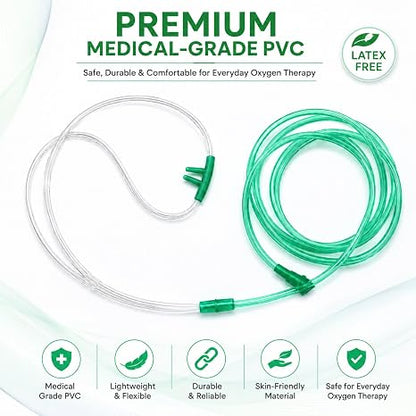 Adult Nasal Oxygen Cannula with 2 meter tubing