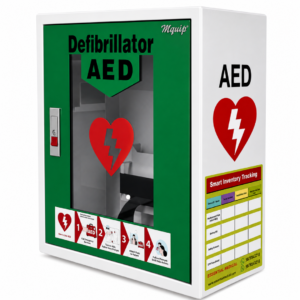 AED Cabinet Model – Cabby White 2.0 (Green)
