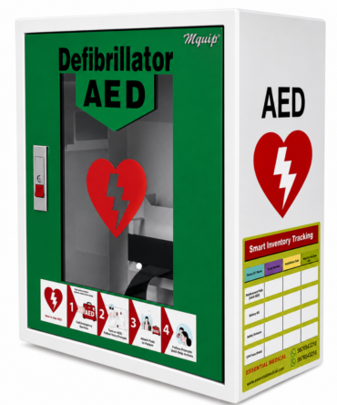 AED Cabinet Model - Cabby White 2.0 (Green)